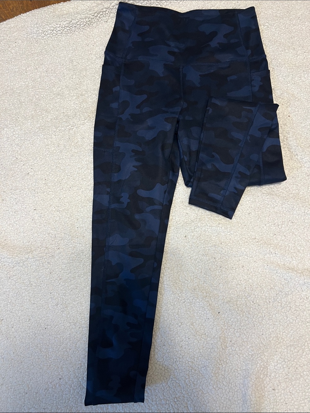 Danskin Navy and Black Camo High-Rise Leggings